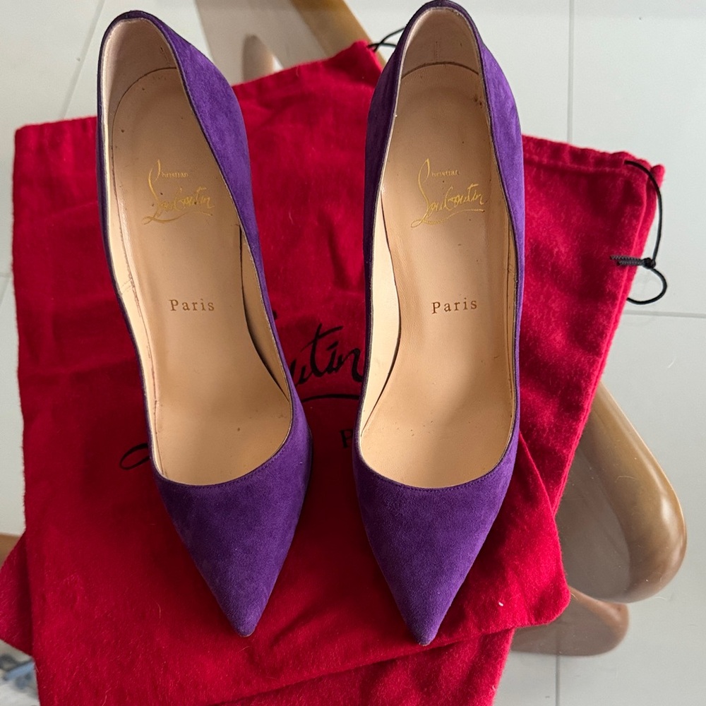 Christian Louboutin Purple Heels
